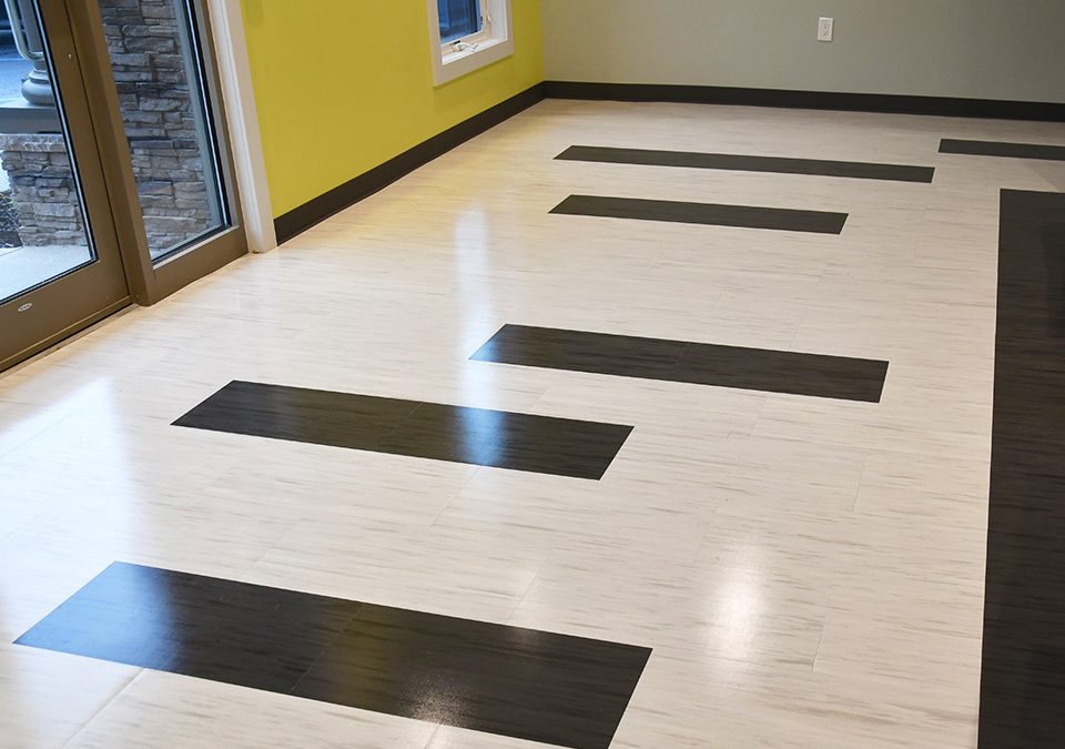 office tile floor